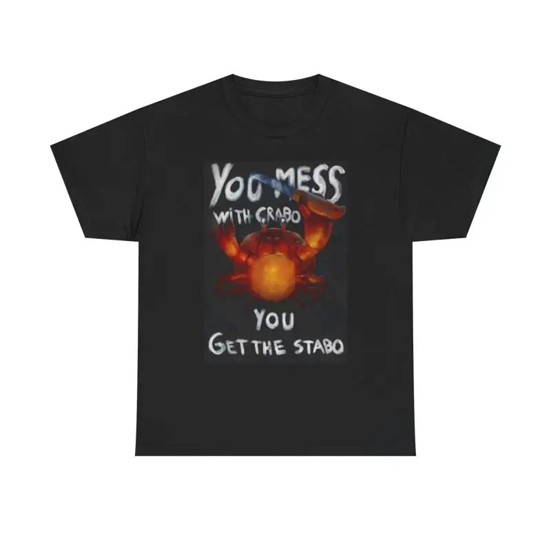Camiseta con texto en inglés "You Mess With The Crab", divertida comedia de langosta y mariscos