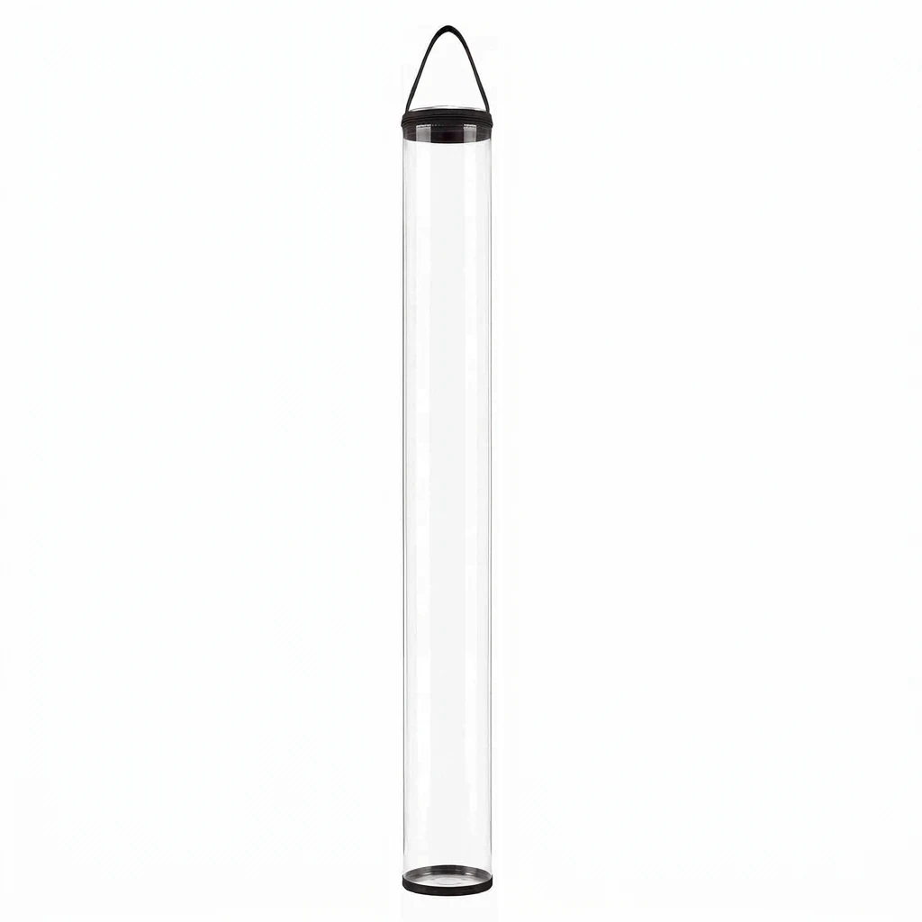 Storage Tube Waterproof Mahjong Mat Bag for Home Organization PVC Long Poster Case Yoga Mat Holder Durable Protective