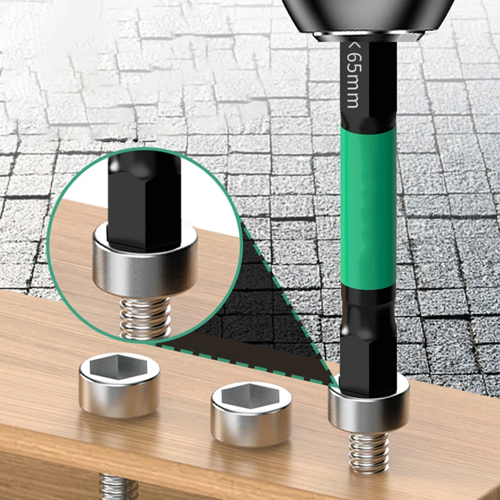 1/4 Hex Screwdriver Hexagon Screwdriver Bit Heat Treated High-strength Improves Work Efficiency For Electric Screwdrivers