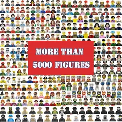 Kids Toys 200 More Random Mini Action Figures Building Blocks City Characters Toys For Birthdays Christmas Gifts For Girls