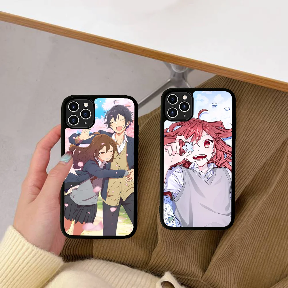 Anime Horimiya Phone Case Silicone PC+TPU For For IPhone 11 12 13 14 15 16 Plus Pro Max Cover