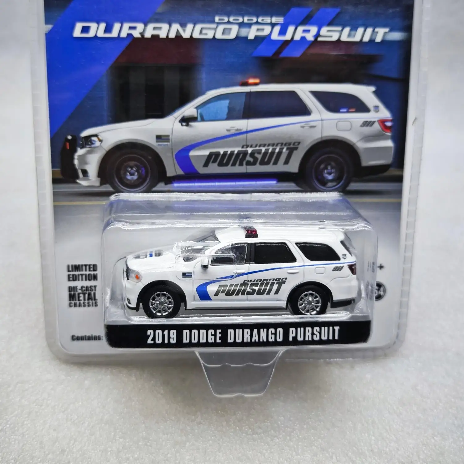 

GreenLight 1:64 2019, Dodge Durango Pursuit, имитация автомобиля, модель из сплава, коллекция украшений, игрушка в подарок