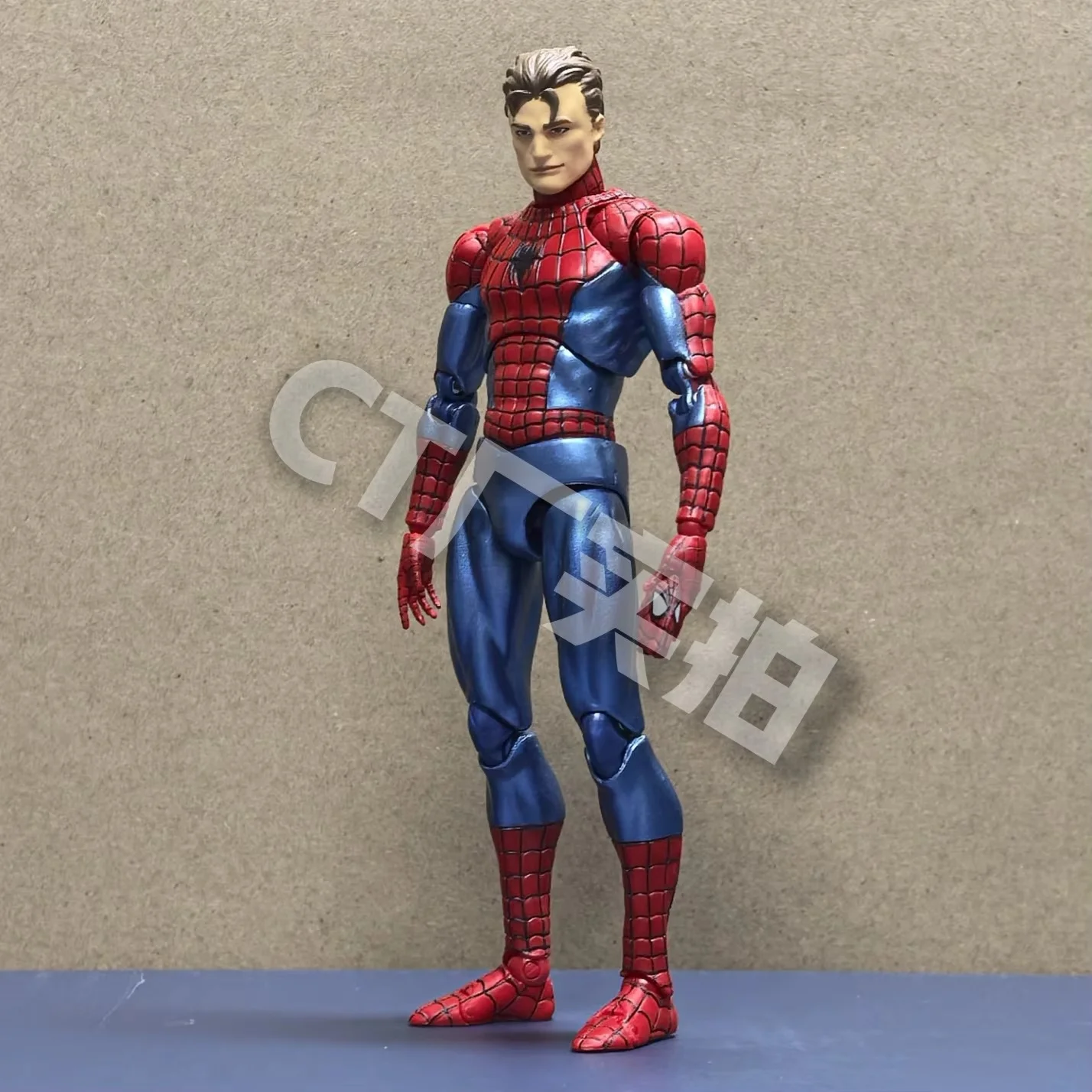 Ct Toys Spider-Man Mafex 075 الشكل Anzing Spiderman Comic Ver Mafex 185 عمل الشكل تمثال نموذج لعب الاطفال هدية #5