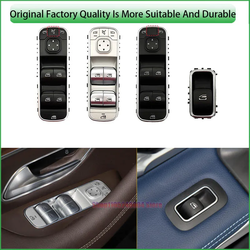For Mercedes W167 W247 W118 W177 Master Power Window Switch For A Class B Class CLA GLE GLS A180 B200 CLA260 GLE350