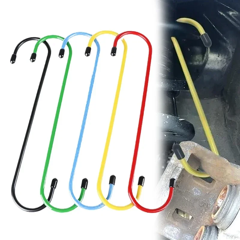 4 stücke Bremssattel Kleiderbügel Auto Bremssattel Haken Mit Gummi Tipps Automotive Werkzeug Für Bremsen Lager Achse Und Suspension Arbeit amagi