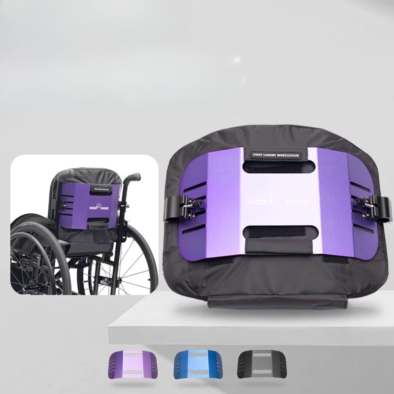 Wheelchair hard backrest waist protection easy force breathable beautiful quick disassembly aluminum alloy hand sports
