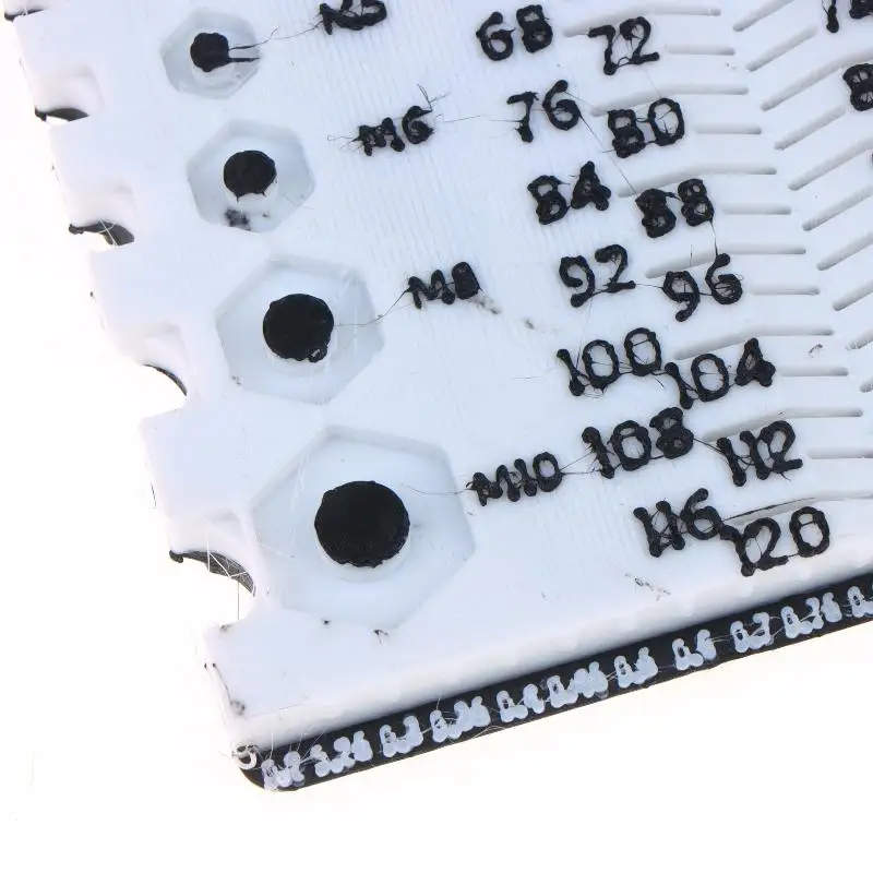 M1-M10 Schrauben- und Bolzenmesswerkzeug, langlebig, tragbar, Werkstattmessgerät, perfektes Geschenk für Heimwerker und Heimreparaturen. – Detail 15