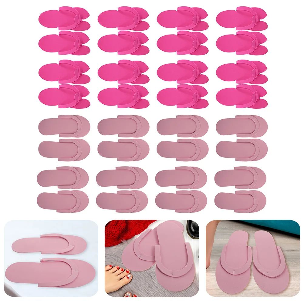 16Pairs المتاح إيفا النعال صنعة بديعة المضادة للانزلاق باديكير صالون استخدام النعال باديكير المتاح #4