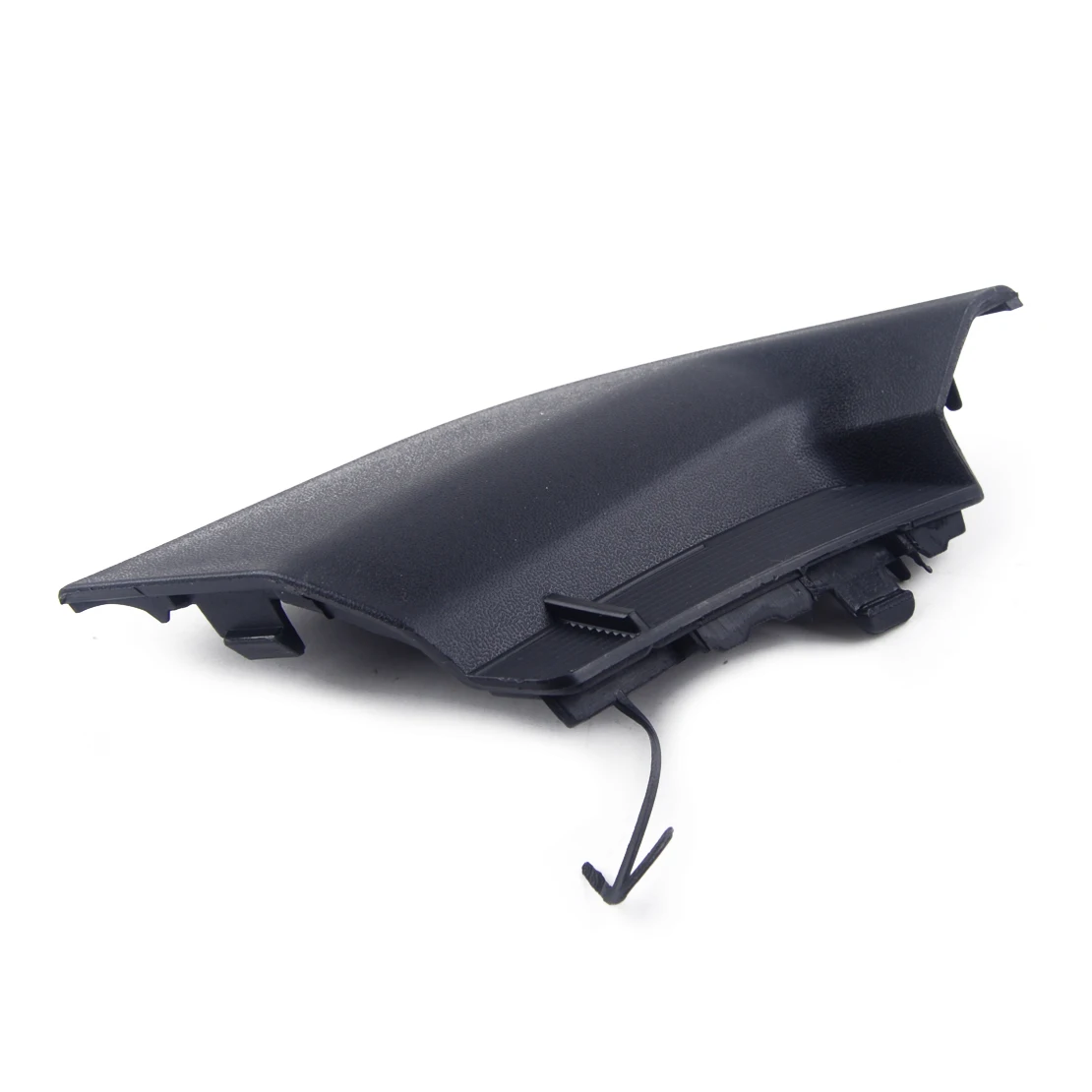 DWCX دائم أسود البلاستيك سيارة الجبهة اليسرى الوفير سحب هوك غطاء العين غطاء صالح لتويوتا RAV4 الاتحاد الأوروبي 2016 2017 2018 #2