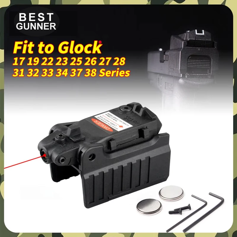 

Tactical Rear Red Dot Laser Sight for Glock 17/19/22/23/25/26/27/28/31/32/33/34 And Similar Pistols Slip-on Laser Sight