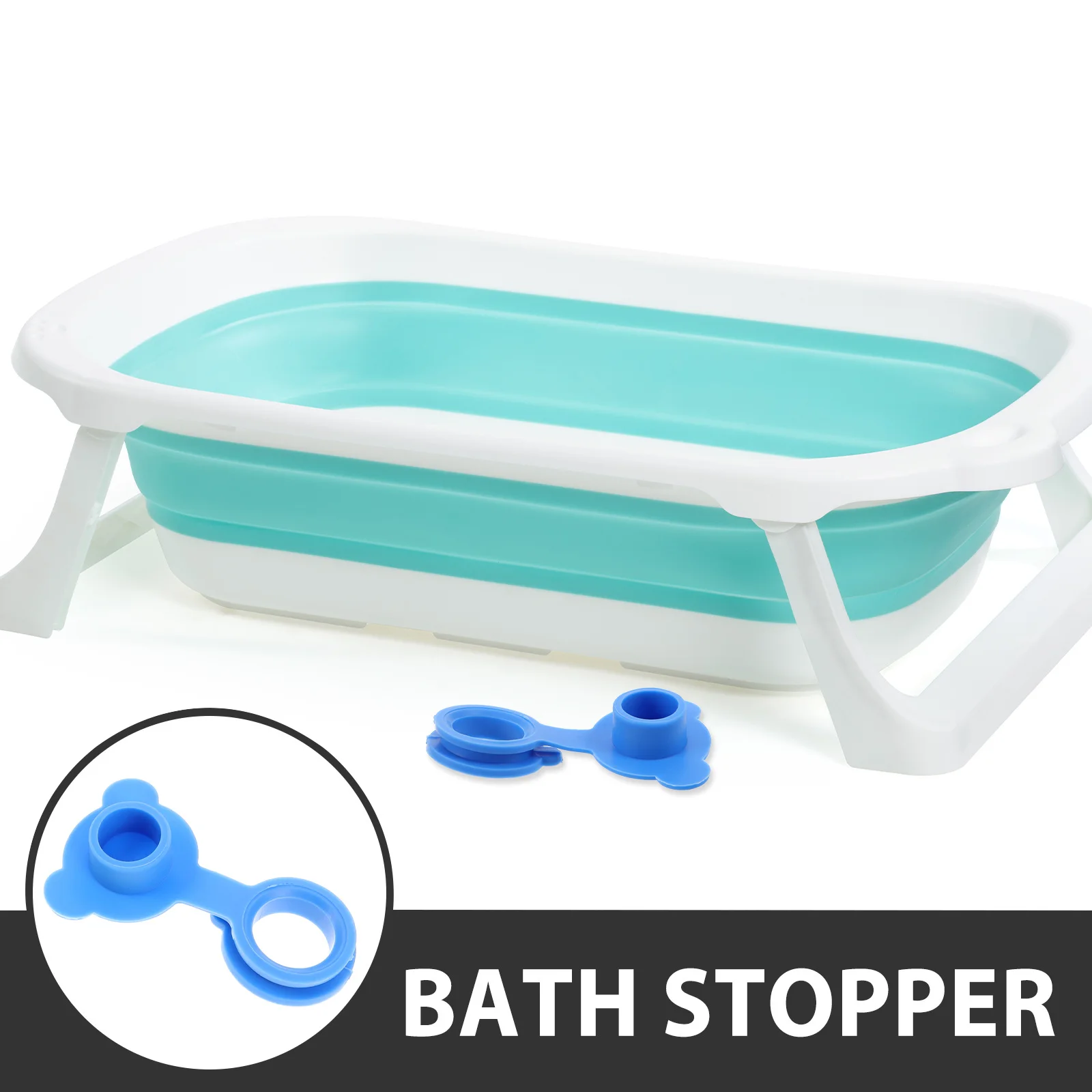 5 Stuks Babybadje Plug Afvoer Stopper Siliconen Lekvrij Peuter Douche Wastafel Gat Cover Eenvoudige Installatie Zacht Materiaal