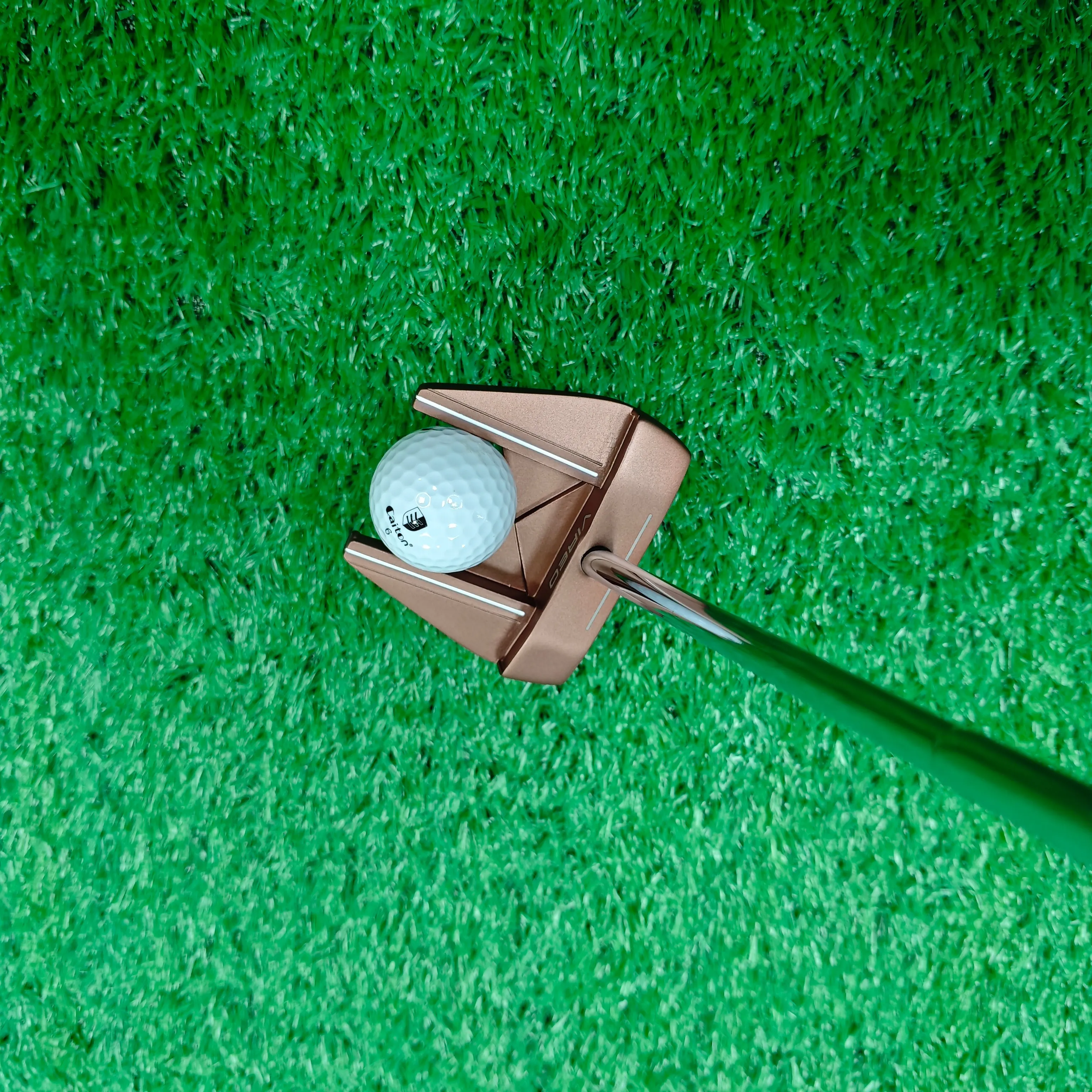Right‑Handed Stand‑Up Golf Putter for Men Professional Golf Putting Club Golfer Equipment Brown Golf Putter 34