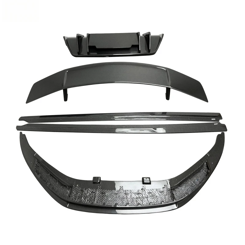 

Premium Accessories Style Dry Carbon Fiber Car Parts Body Kit Front Lip Diffuser Rear Spoiler Side Ski Durable