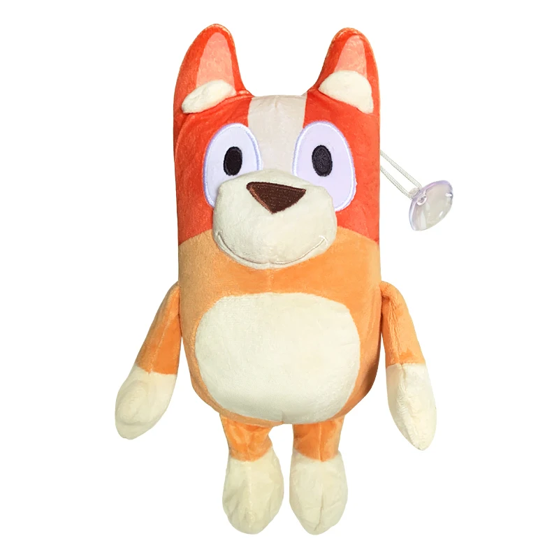 Bluey giocattoli di peluche 28CM Bingo Bandit Chilli Anime Figure membri della famiglia giocattoli di peluche modello bambole regalo per bambini