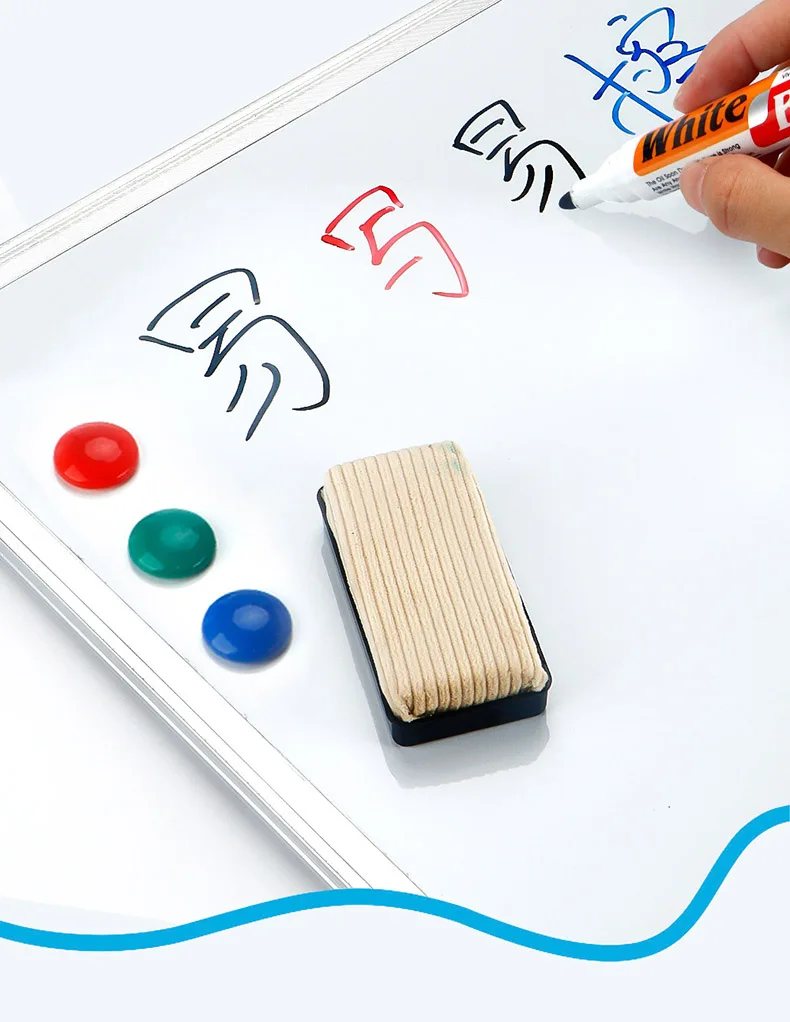 Whiteboard-Marker-Set, mit Tafellöscher, nachfüllbar, sicher, ungiftig, hohe Kapazität, für Büro, Besprechungen und Bildungszwecke – Detail 7