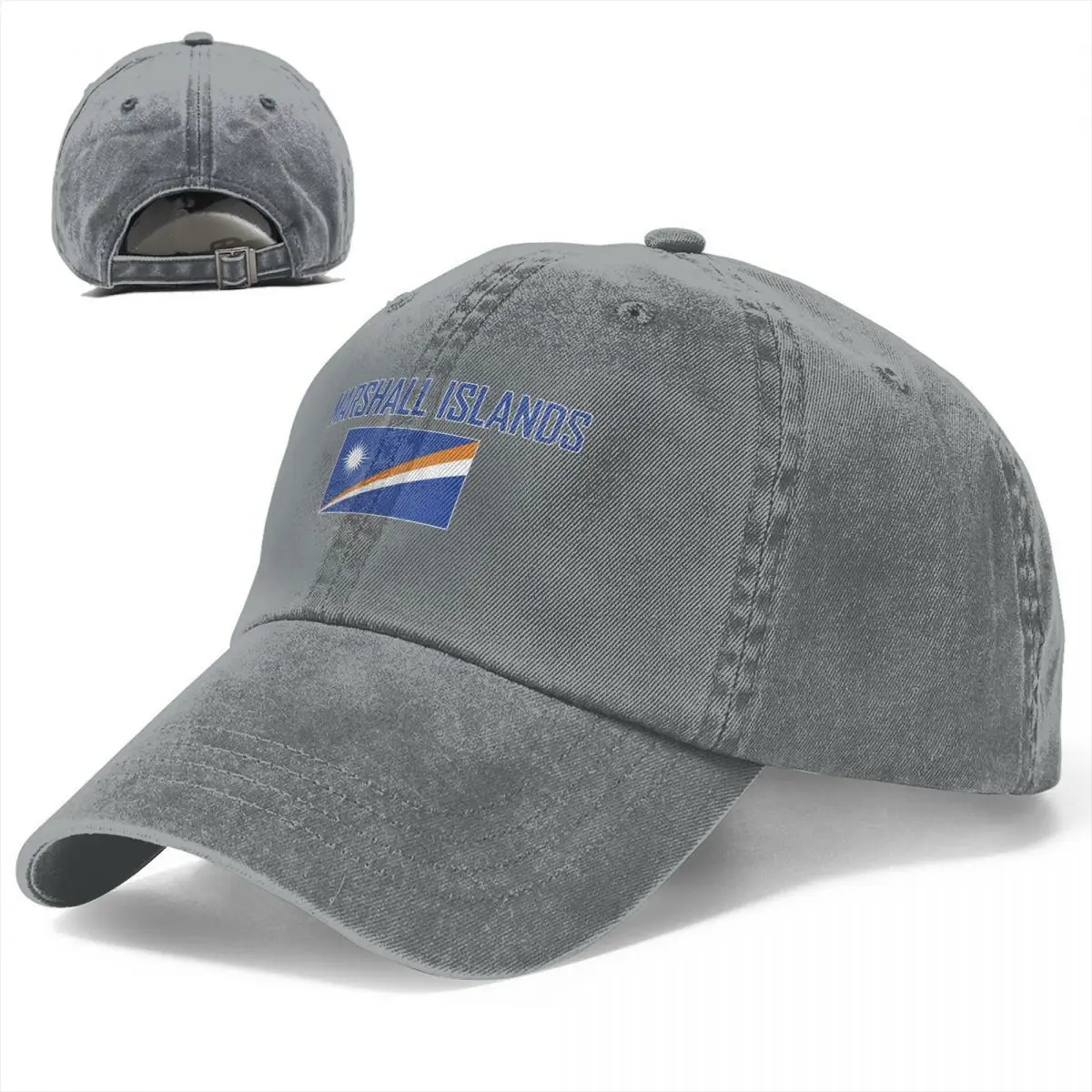 Flag of MARSHALL ISLANDS Baseball Caps Unisex Soft Casquette Cap Fashion Denim Hat Vintage Adjustable Dad Hat