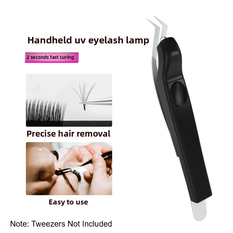 Handheld Wireless UV LED Eyelash Extension Lamp – Mini Fast Curing Light for Lash Glue & Tweezers