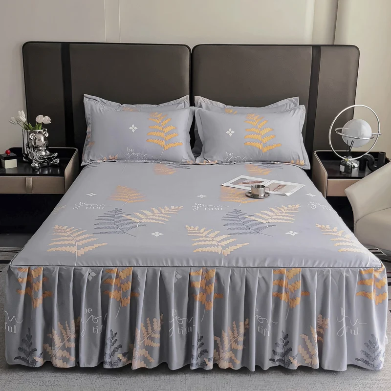 

Bedspread Double bedspread Queensize bedspread bed skirt Double bed linen set Bed skirt bed skirts queen size free shipping