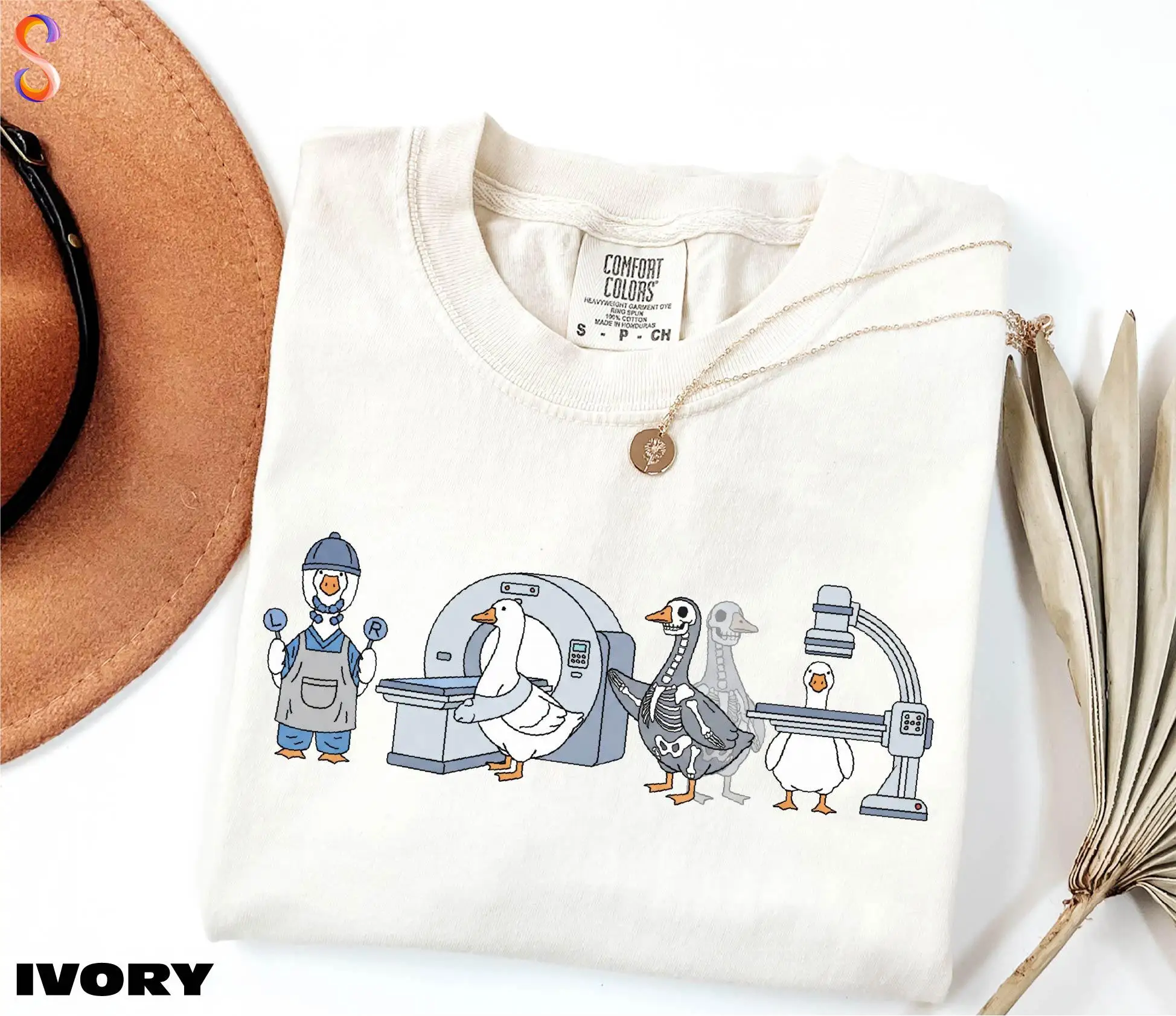 Radiologic Technologist Goose T Shirt Summer Men's Tracksuit Harajuku Pullover O-neck Short-sleeved Top Cotton Casual Sportswear