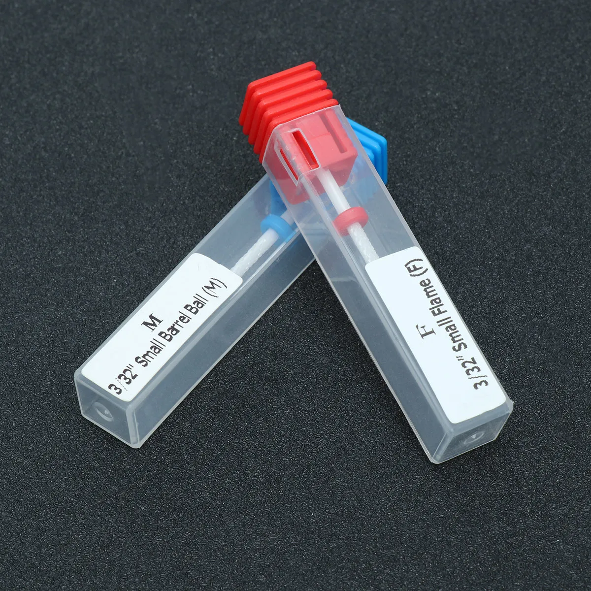 2-teiliges Maniküre-Bohrer-Set, Keramikkegel, Nagelpolierer-Spitzen für elektrische Nagelbohrer, zum Umgönnen, Polieren, Entfernen von Nagelhaut und Acryl