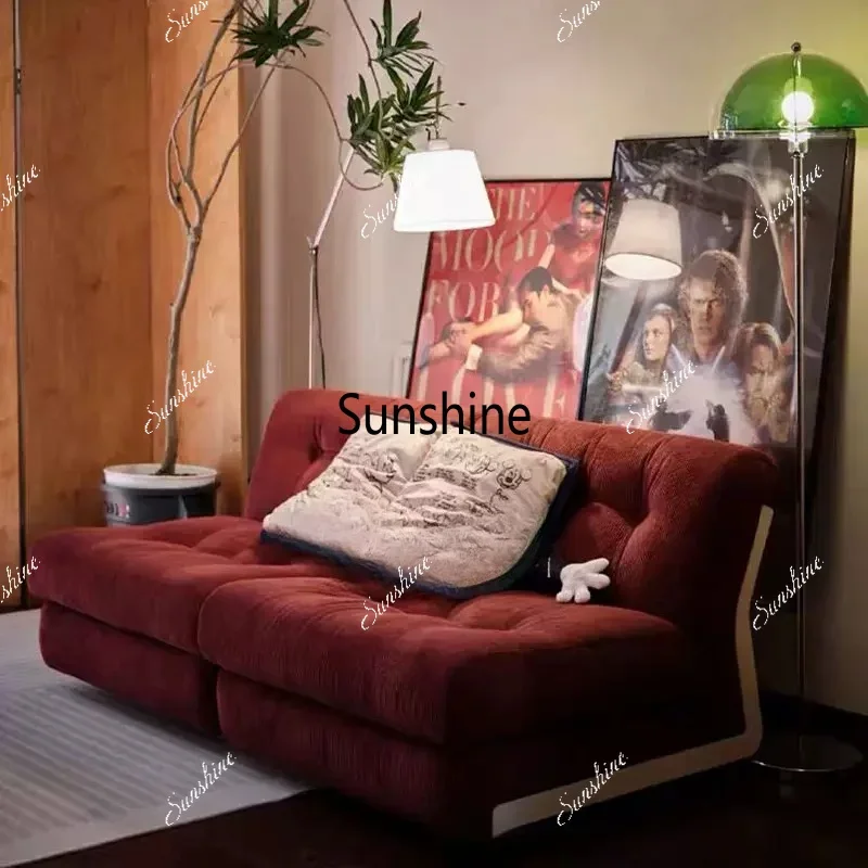 Medieval small apartment living room balcony module combination sofa chair