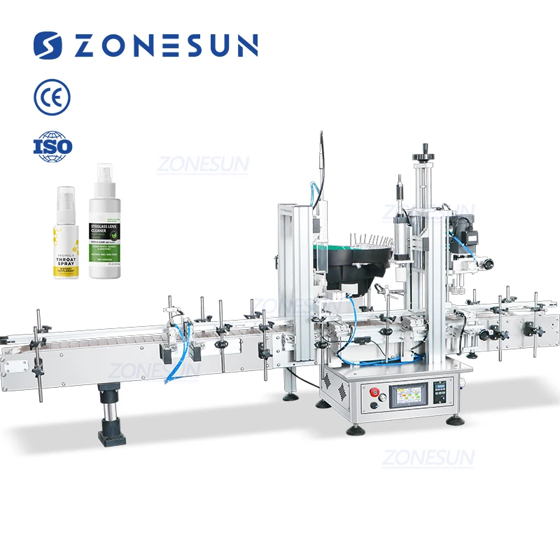 ZS-XG1870S Automatic Desktop Screw Spray Bottle Capping Machine