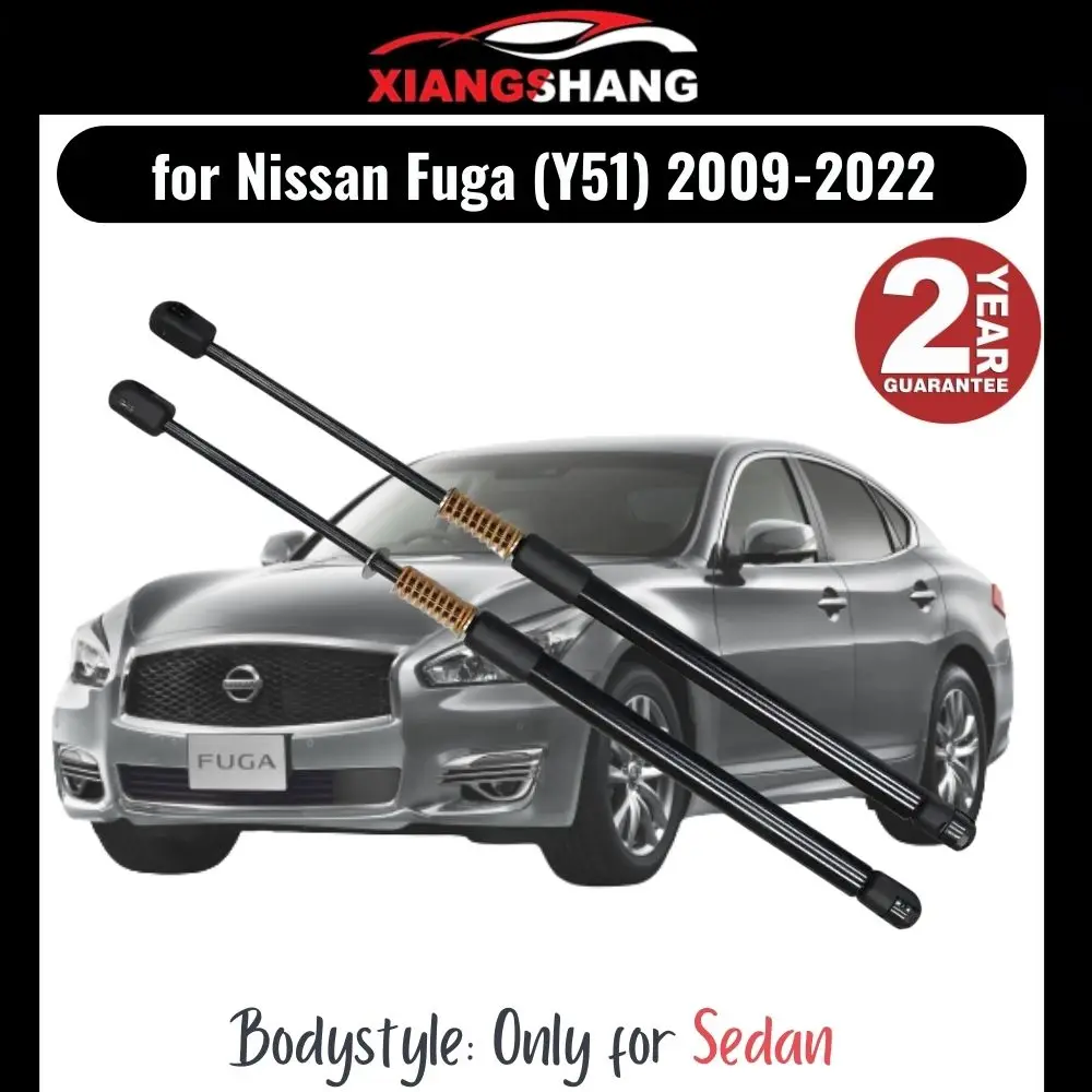 

2pcs Rear Tailgate Damper for Nissan Fuga (Y51) 2009-2022 Sedan Tailgate WITH SPRING Trunk Boot Gas Charged Gas Struts