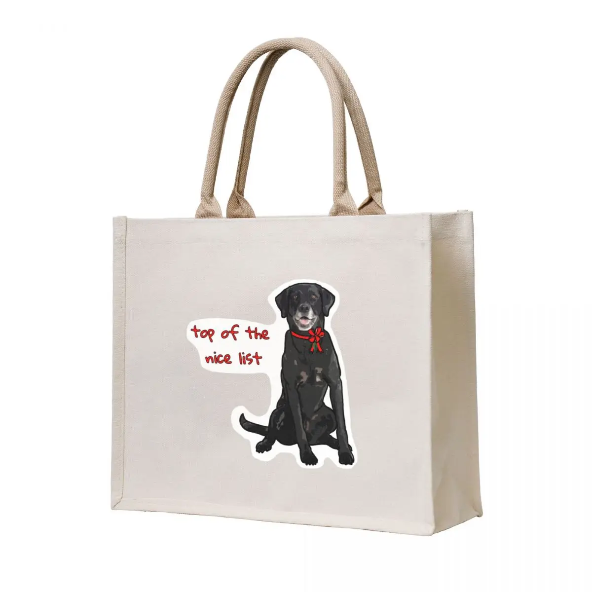 

Labrador Christmas Tote Bag tote bags aesthetic cute pouch bag the tote bag