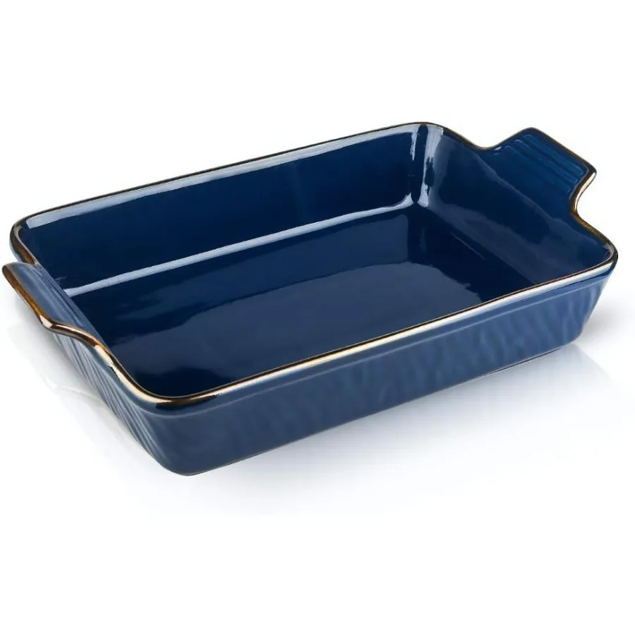 

Individual Lasagne Pan Deep Rectangular 9x13 Baking Dish Ceramic Baking Dish Bakeware for Tapas Roasting Casserole Dish for Ove