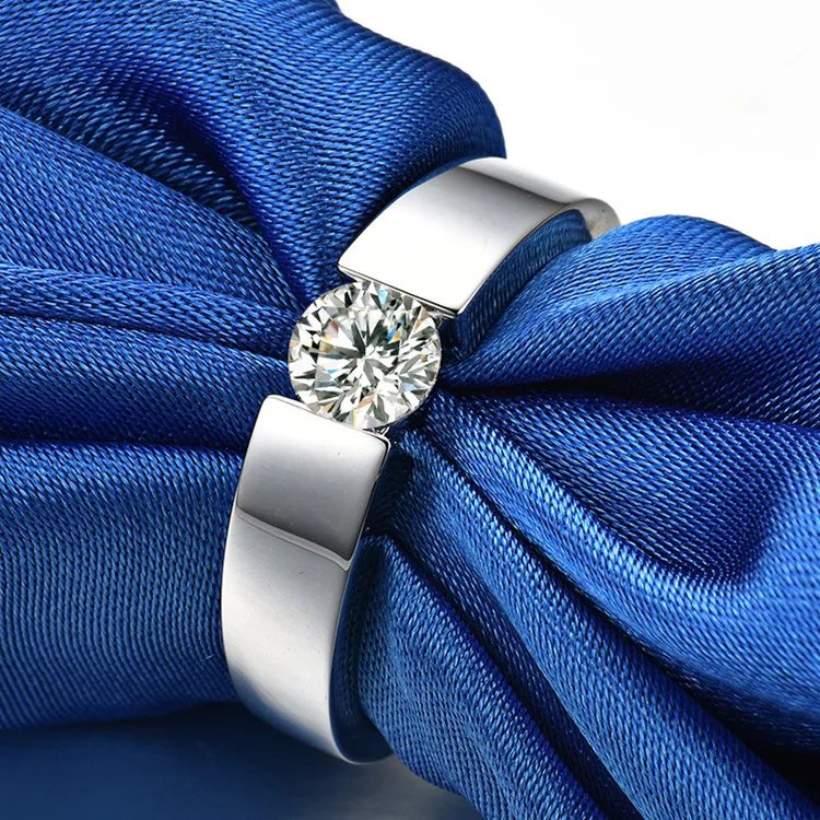 

PT950 Platinum 1 Carat Moissanite Couples Rings, Minimalist, Timeless Design & Premium Craftsmanship