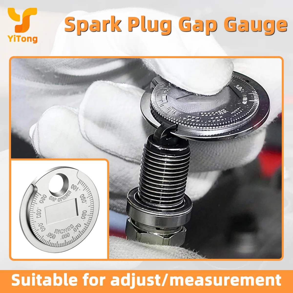 1/5/10pcs Coin Type 0.6-2.4mm Spark Plug Gap Measurement Tool For Automotive Parts Compact And Portable Universal Zinc Alloy