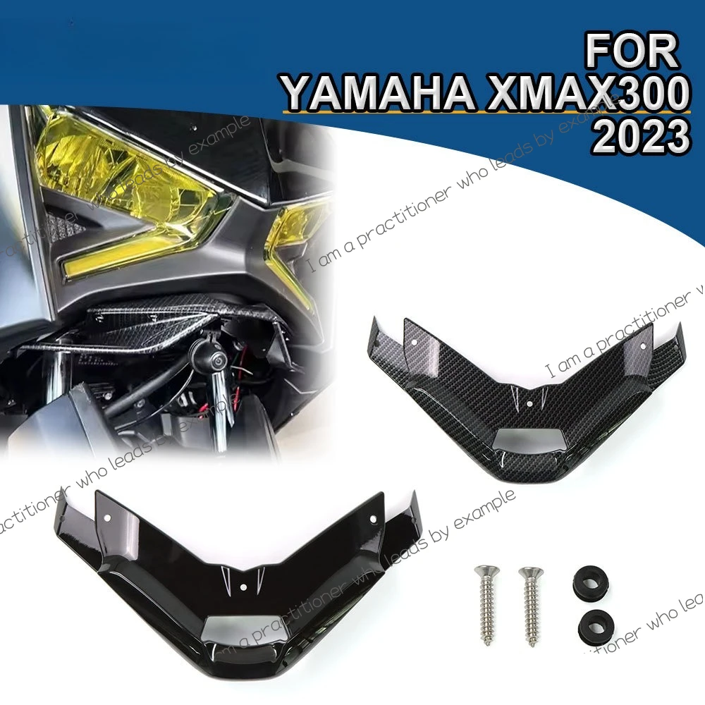 

Suitable for Yamaha XMAX300 23-25 models, lower lip fixed wind wing, front lip beak competitive fixed wind wing