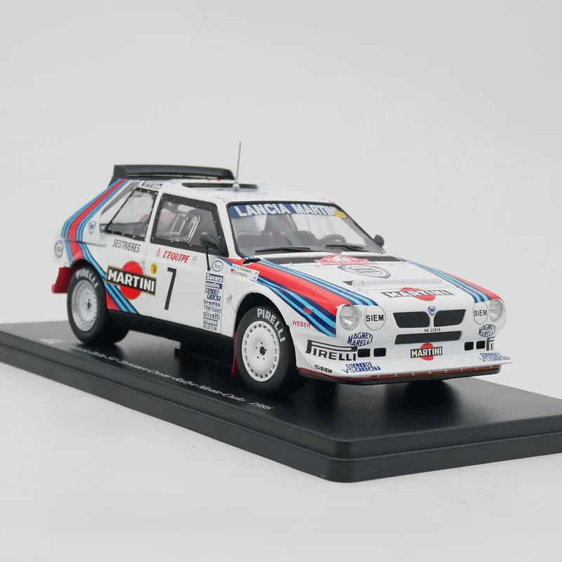 Ixo 1:24 Scale Diecast Alloy Lancia Delta S4 WRC 1986 Toys Cars Model Classics Nostalgia Adult Gifts Souvenir Static Display