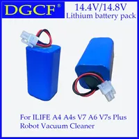 NEW 4S1P 14.8V 3500mAh Lithium Battery For ILIFE A4 A4s V7 A6 V7s Plus Robot Vacuum Cleaner ILife 4S1P real Capacity