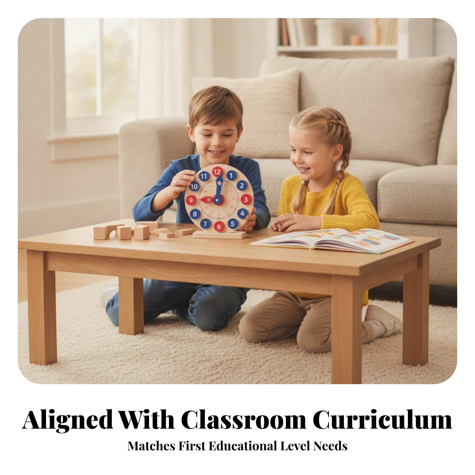 movable-hands-red-and-blue-wooden-teaching-clock-educational-toy-wooden-learning-clock-learn-to-tell-time-for-children