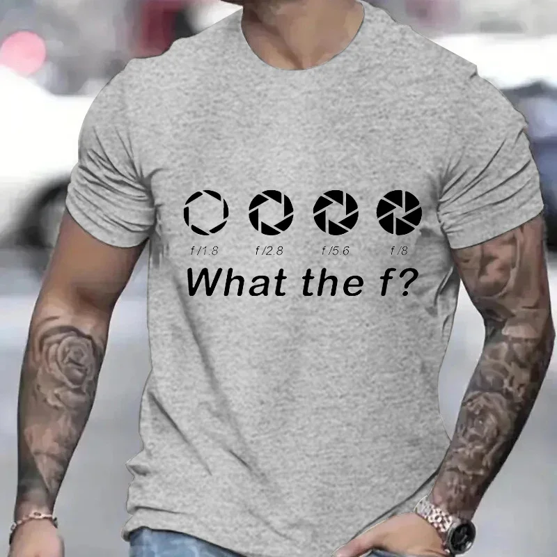 T-shirts for Men Funny Photographer Shirt Photography Oversized T Shirt Women Men T-shirts Streetwear Camera Male Shirt Y2k Tops