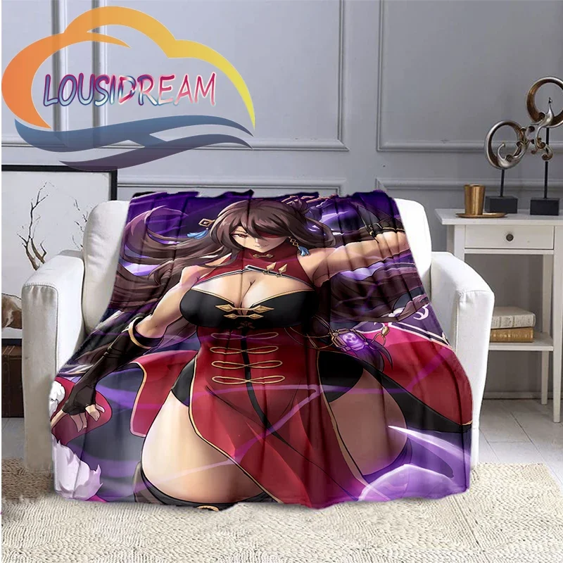 

Série Genshin Impact Cobertor De Flanela, Personagem De Jogo, Decoração Do Quarto, Colcha, Sofá, Cama, Cobertor Quente, Moda