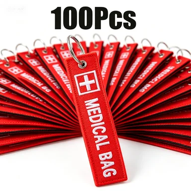 100Pcs Medical Backpack Marker Key Tags MEDICAL BAG Luggage Accessory