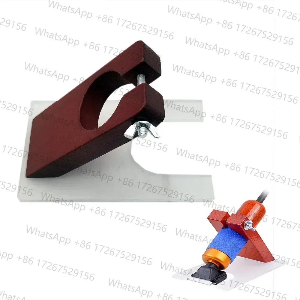 Carpet Trimmer Guide Carpet Trimmer Bracket Stand Carpet Clippers Holder Devices Solid Wood Acrylic Carving Rug Shearing Guide
