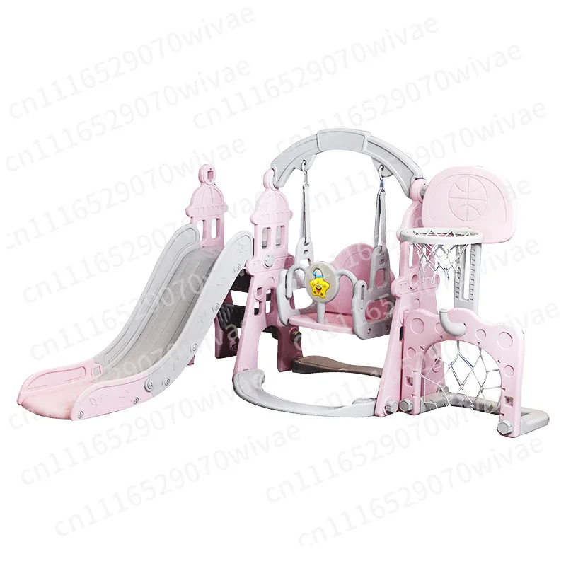 2-in-1 Slide and Swing for Kids Swimming Pool, Indoor Outdoor Home Playset, Water Toy for Children 2-10 Years Old