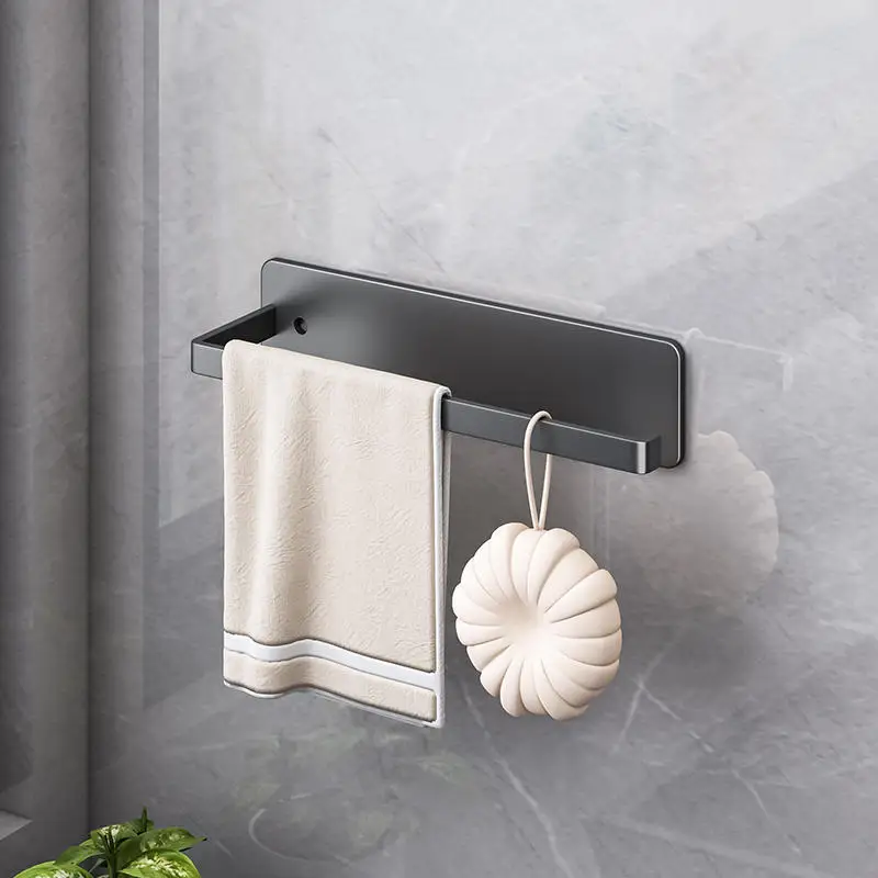 Wall-Mounted Kitchen Tissue Holder Free-Punching Roll Paper Storage Rack Kitchen Tissue Preservation Film Towel Storage Rack