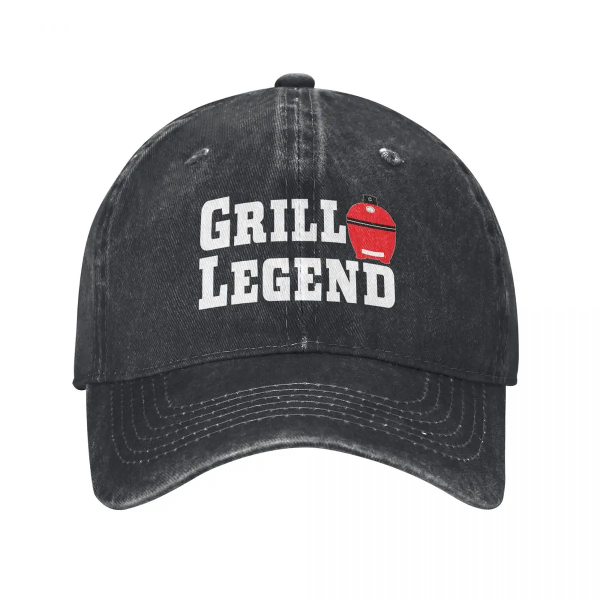 Grill Legend Kamado Style BBQ Grill Gift Pitmaster Gift Baseball Cap Golf Hat fashionable Custom Cap Wild Ball Hat Men's Women's