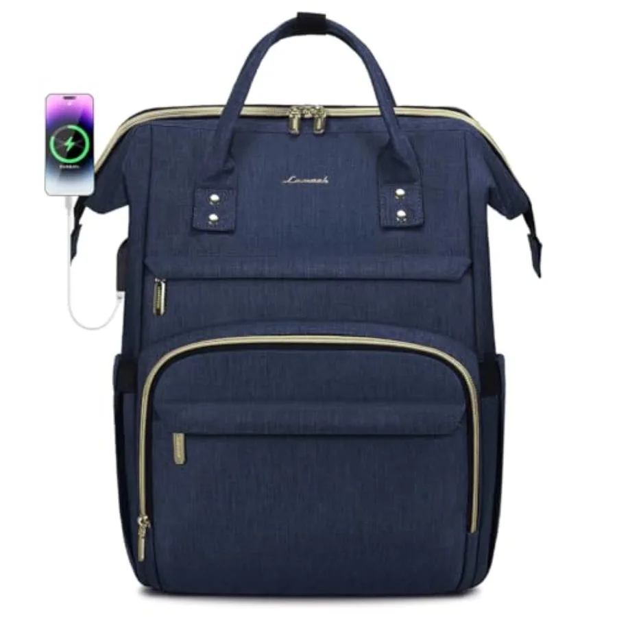 

Laptop Backpack for Women, 15.6 Inch Professional Womens Travel Backpack Purse Computer Laptop Bag Nurse Teacher Backpack, Wate