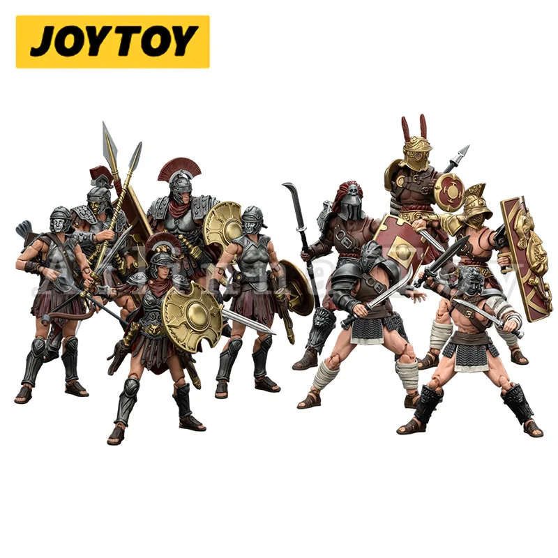 Joytoy 1/18 figura de ação conflito república romana legionar legionx e legionária luz infantaria anime modelo brinquedo