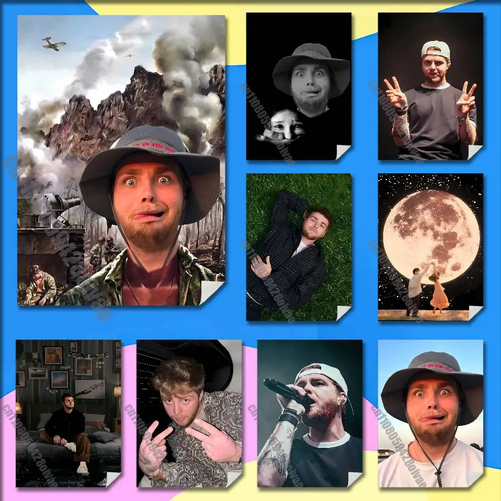 

A-Alex Warren Ordinary Poster Wall Murals For Home 21x30cm Self-adhesive Decoration Sticker Playbill Cover