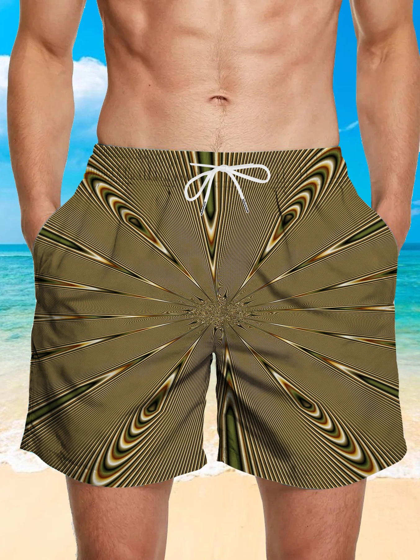 

Men's Outdoor Casual Shorts Durable Hiking Shorts for Camping Fishing Travel