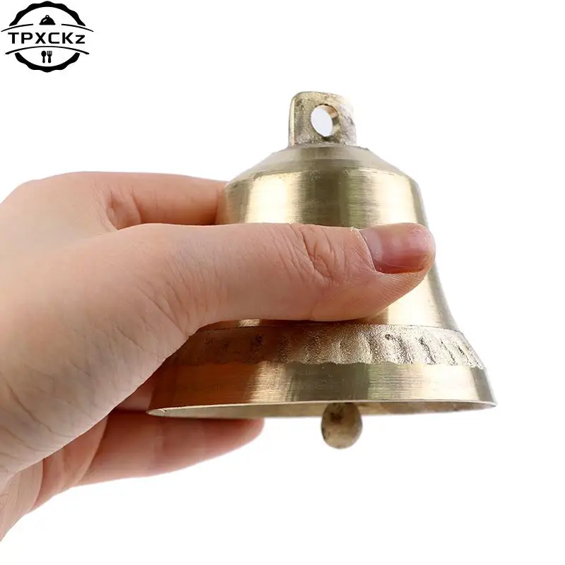 1pc Brass Handicraft Magic Bell Wind Bell Tibetan Bronze Bell Keychain Pendant Creative Gift Home Decoration