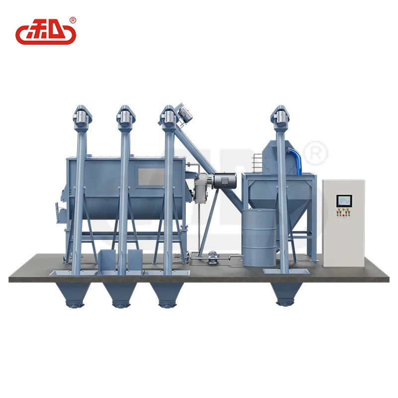 Poultry farms automatic feed plant 5 ton per hour chicken feed crushing and mixing machine