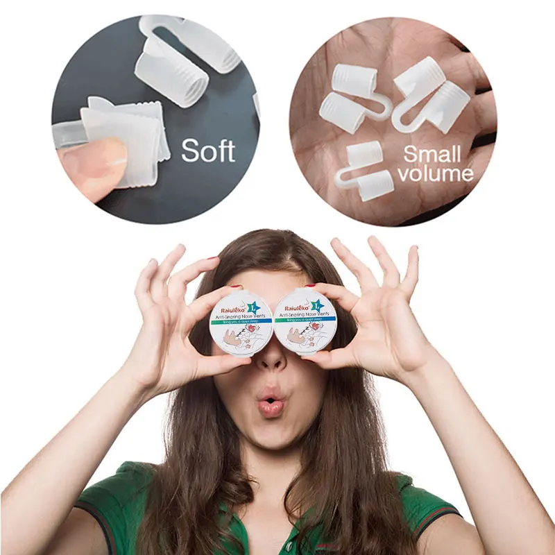 3/4pcs Anti Snore Apnea Nose Dilator Clip Anti-Snoring Breathe Aid Stop Snore Device Improve Sleeping Tools Stop Snoring