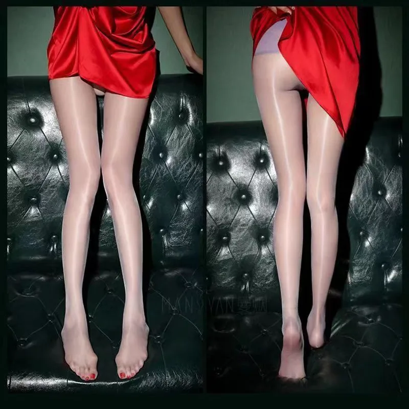 

Sexy open file glossy horse oil socks ultra-thin silky high density glossy silk stockings large size bare leg magic instrument a